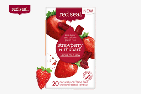 草莓大黄水果茶